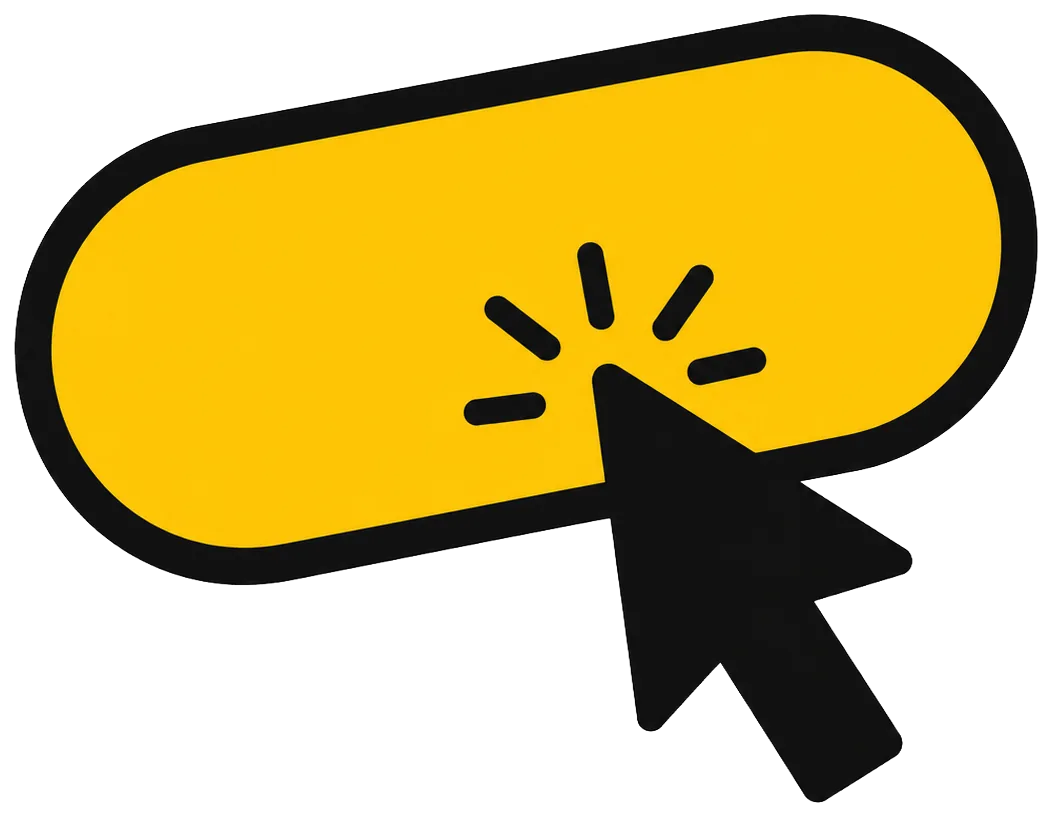 Icono de un botón amarillo con un cursor